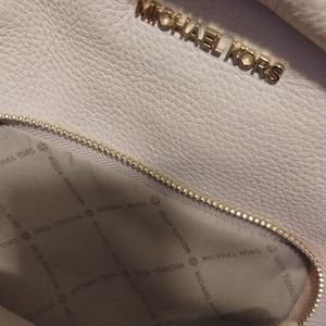 Michael kors Adina small pebbled leather backpack pink